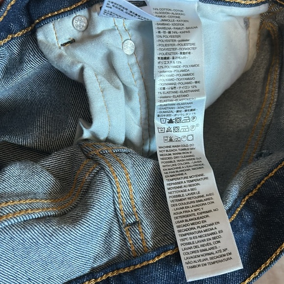 Levi's Men's Dark Indigo Straight Leg Western Fit Jeans 36X32 - Picture 11 of 12